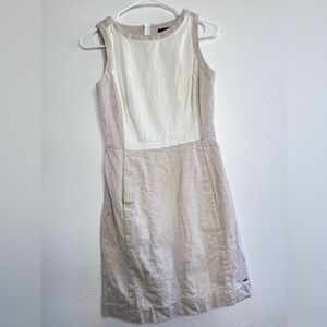 Sleeveless Beige and White women Dress Tommy Hilfiger size 2